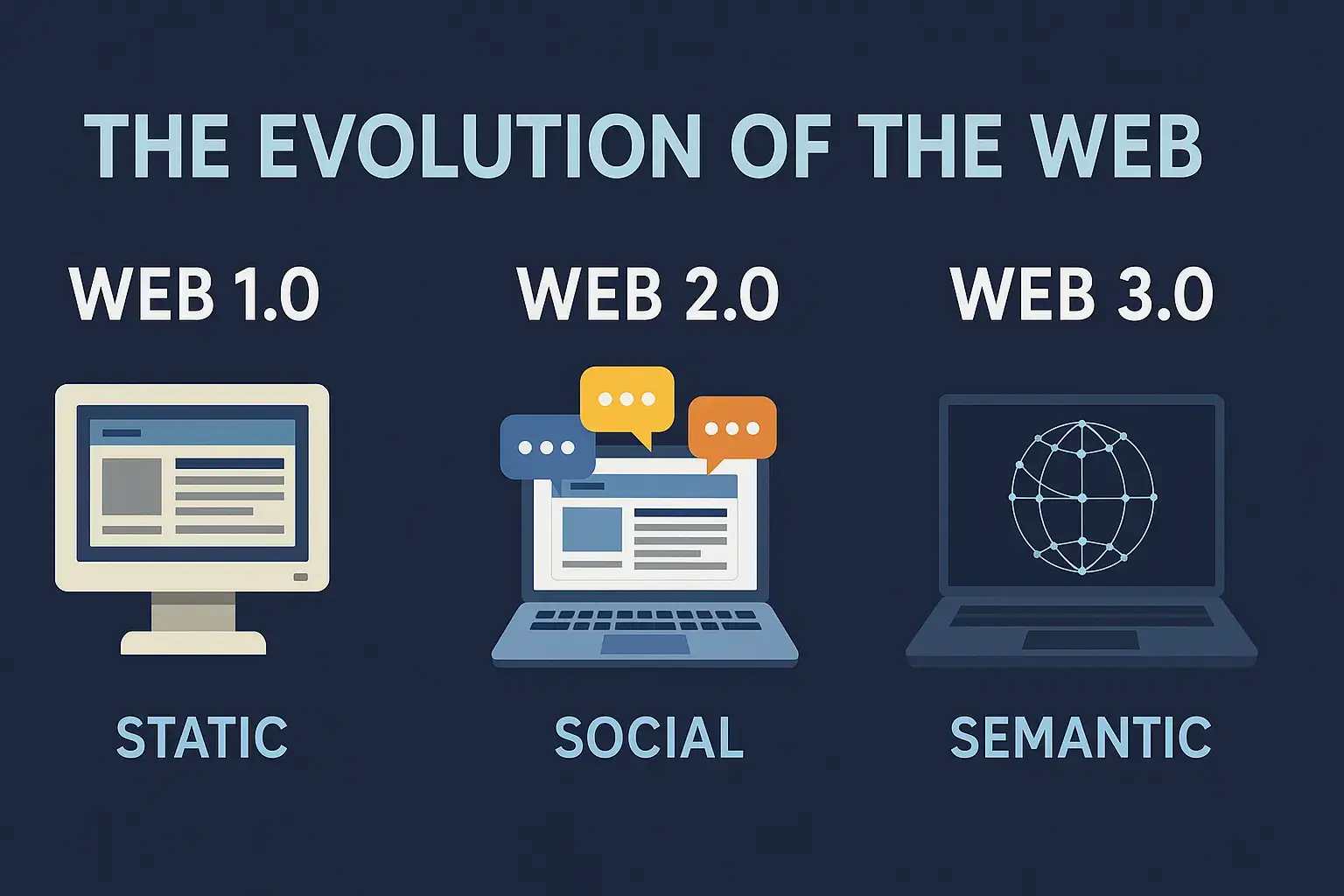 Perbedaan Web 1, 2 dan 3